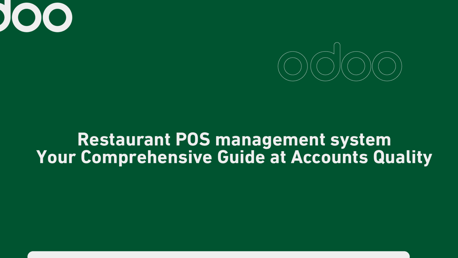 Restaurant POS management system - Your Comprehensive Guide at Accounts Quality